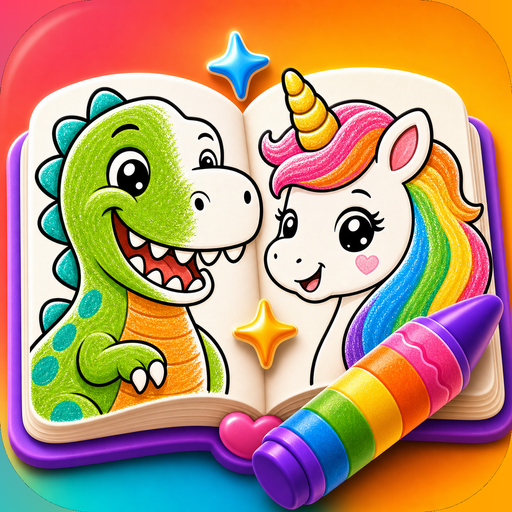 Colouring Book: Made By Dad app icon